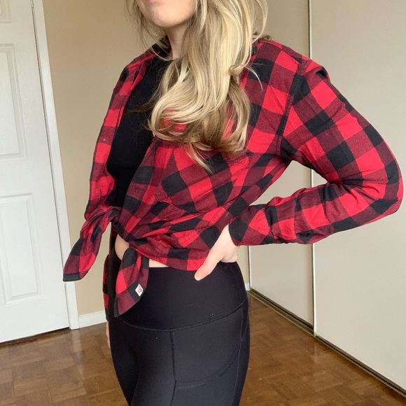 TNA “Boyfriend” Button Up - Buffalo Check - XS - Picture 7 of 9